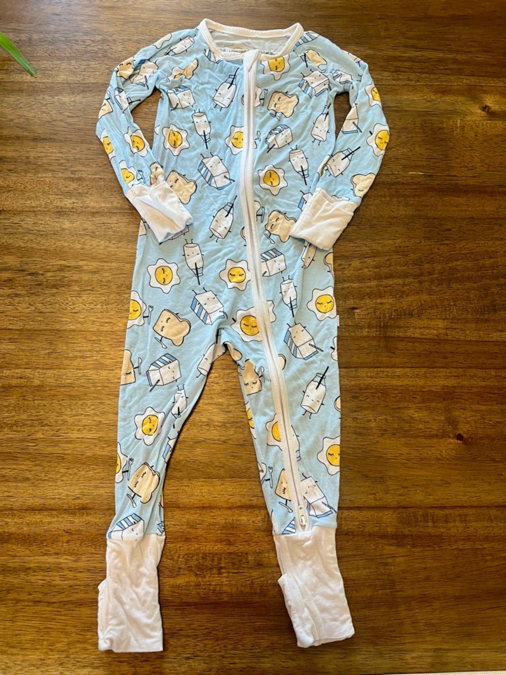 Little Sleepies Bamboo Breakfast Print Zippy